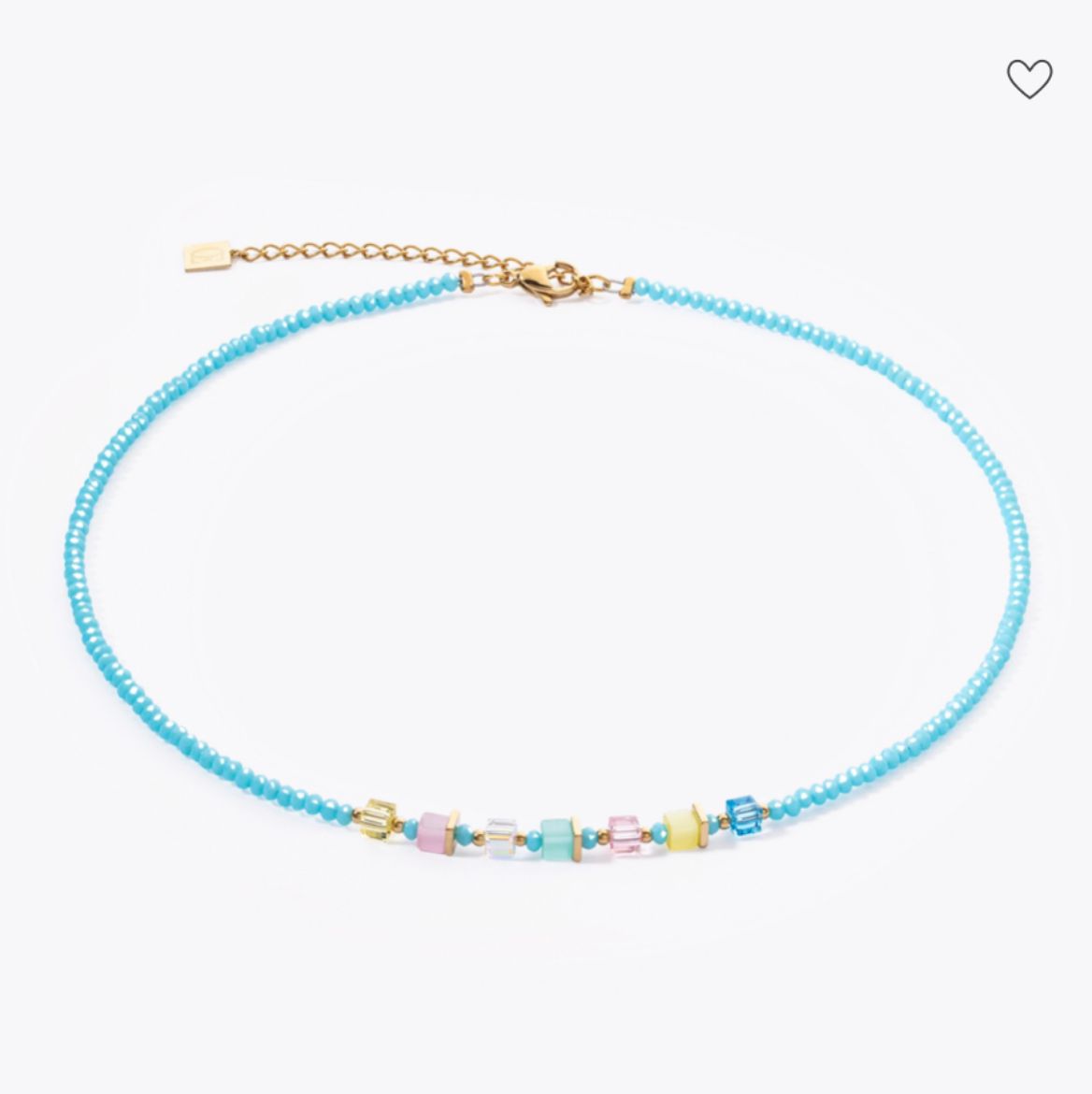 Picture of Turquoise-Multicoloured Joyful Colours Necklace 