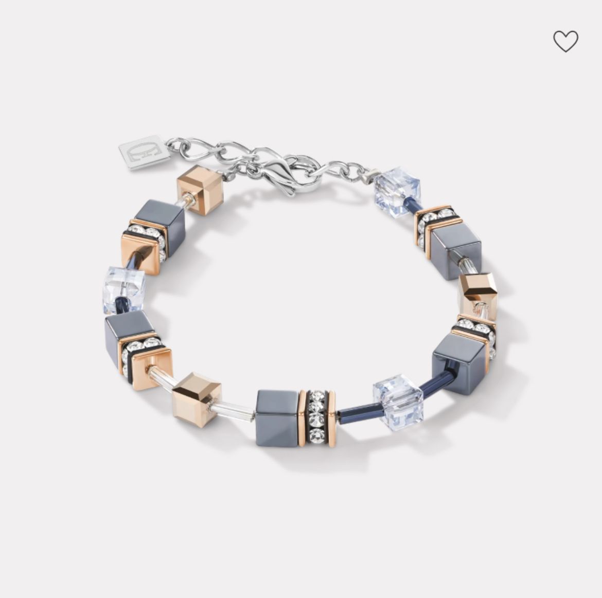 Picture of Ice Blue GeoCube Bracelet