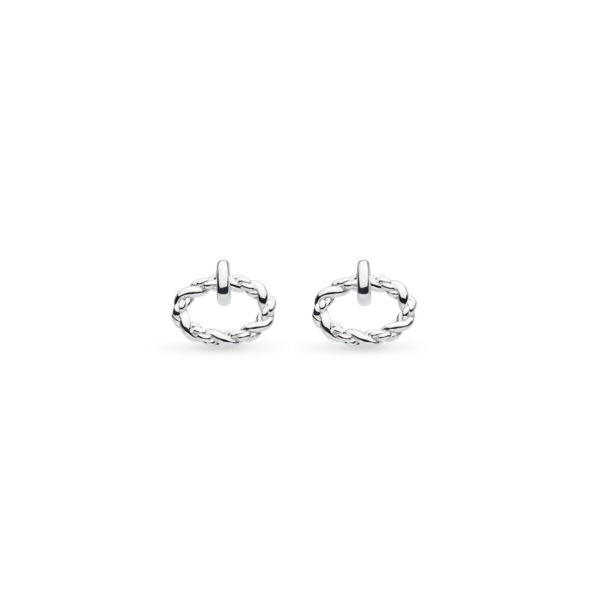 Picture of Marina Rope Twist Oval Ear Studs 