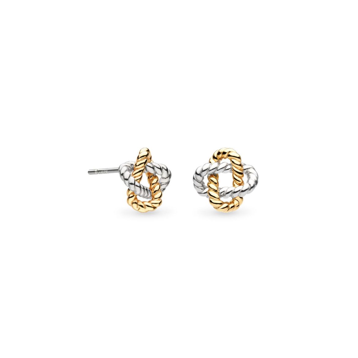 Picture of Marina Rope Knot Golden Stud Earrings