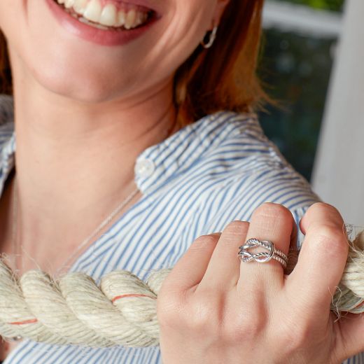 Picture of Marina Rope Knot Ring