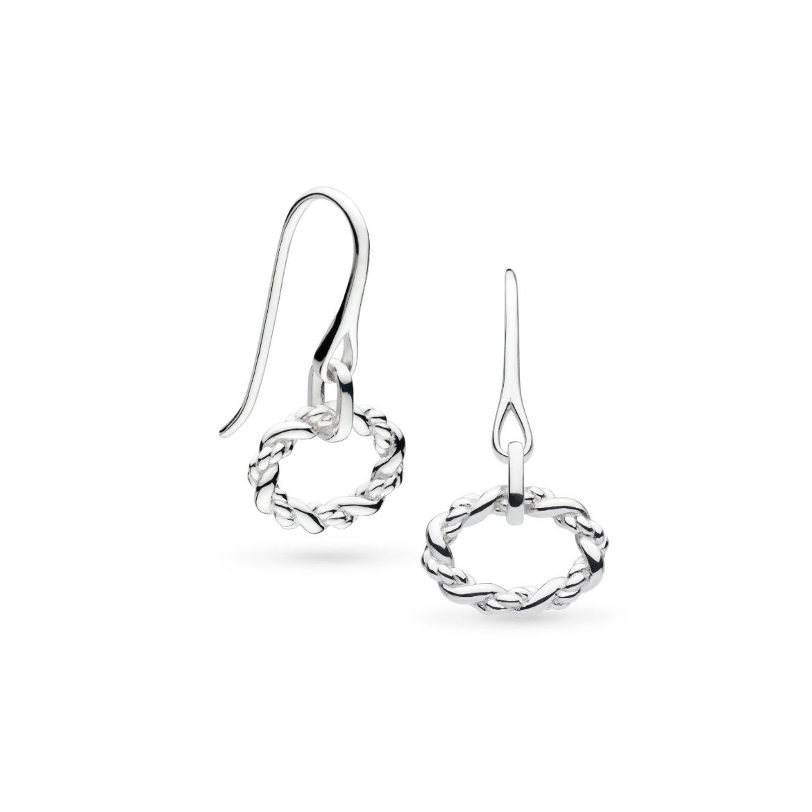 Picture of Marina Rope Twist Oval Drop Earrings