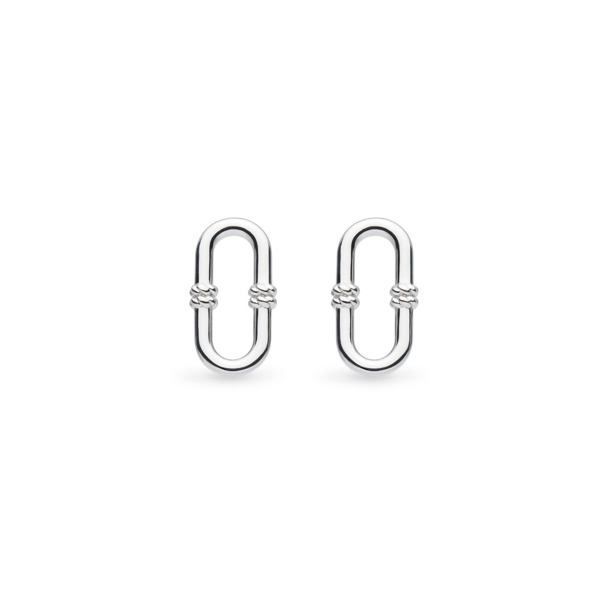 Picture of Marina Rope Bar Link Stud Earrings