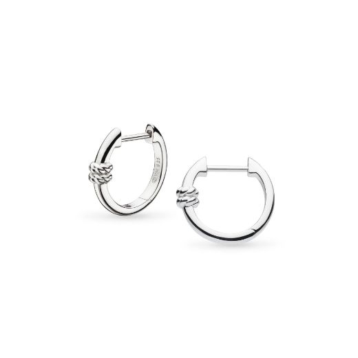 Picture of Marina Rope Bar Hinged Hoop Earrings