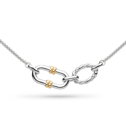 Picture of Marina Rope Link Duo Golden Necklace