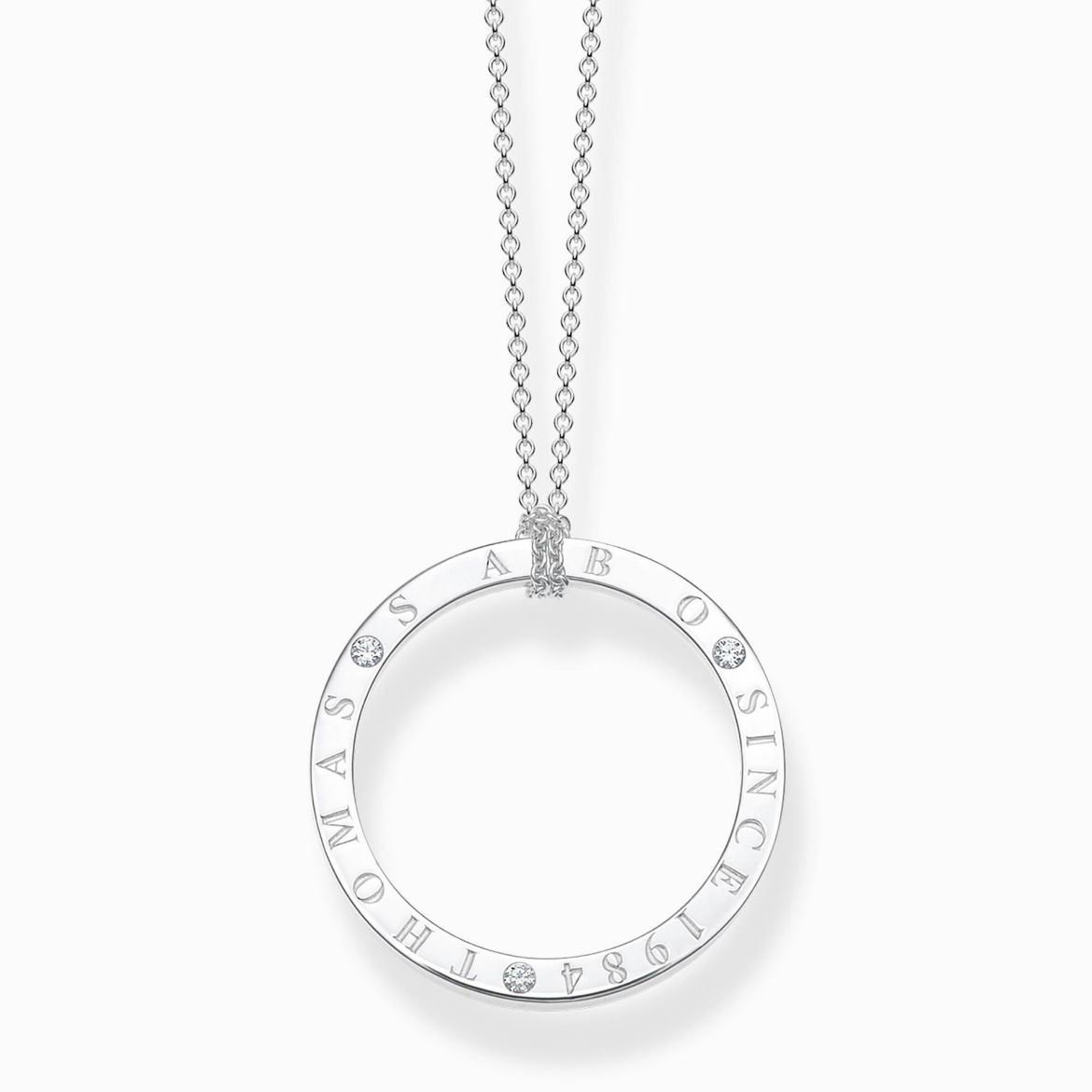 Picture of Thomas Sabo Circle CZ Necklace 