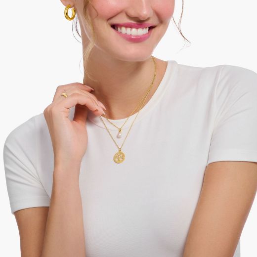 Picture of Pearl Gold Necklace 