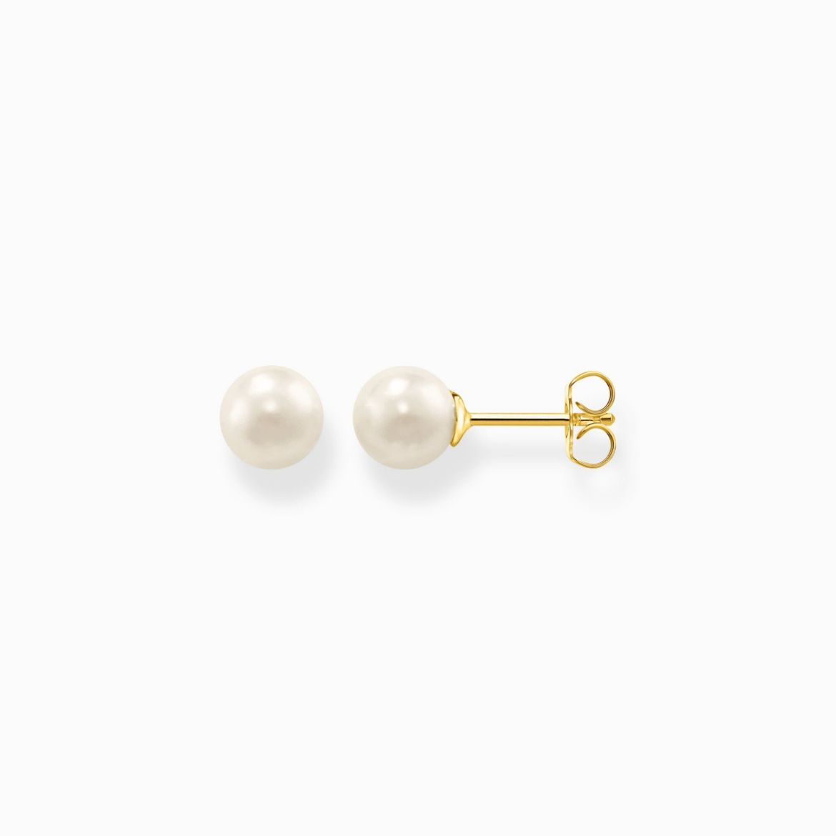 Picture of Pearl Gold Ear Studs 