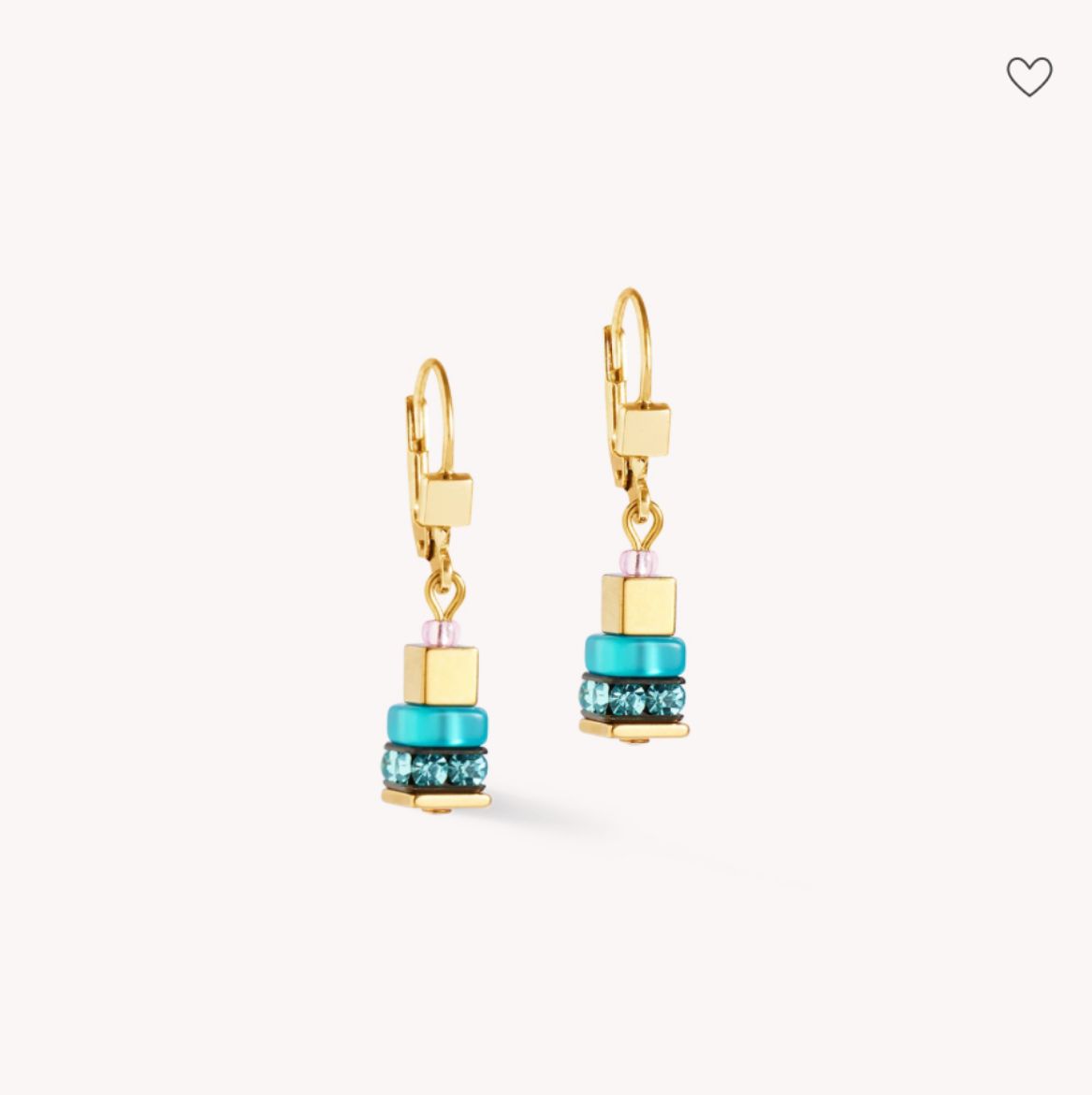 Picture of Boho Sunset Rainbow Cube Earrings