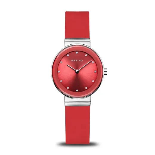 Picture of Red Silicone Classic Watch 