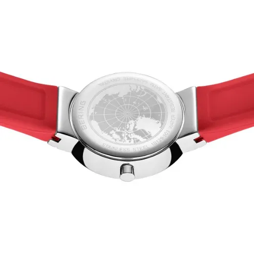 Picture of Red Silicone Classic Watch 