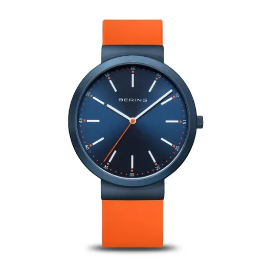 Picture of Navy Silicone Watch with Additional Strap 