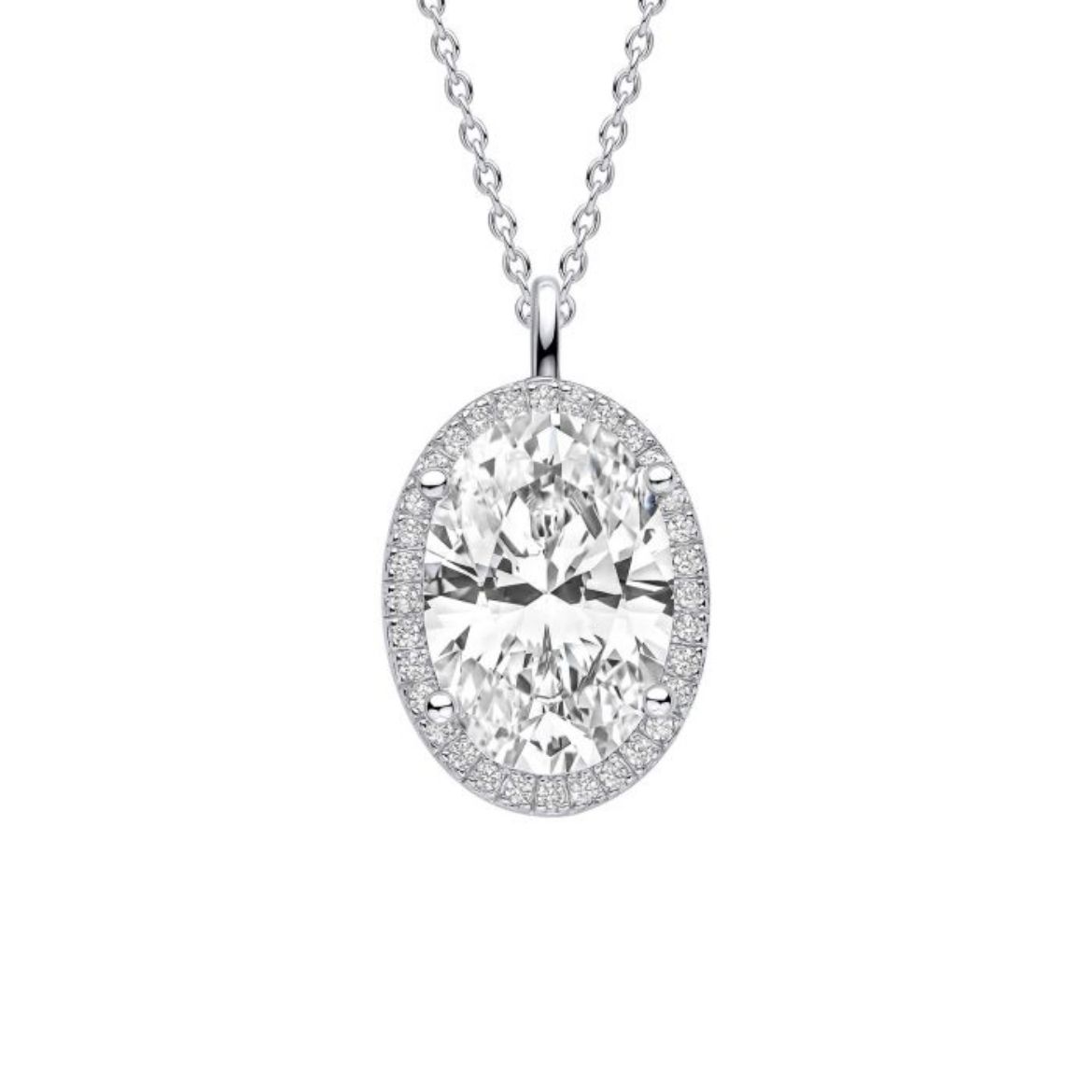 Picture of Oval Halo Pendant
