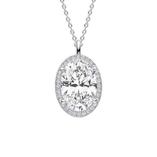 Picture of Oval Halo Pendant