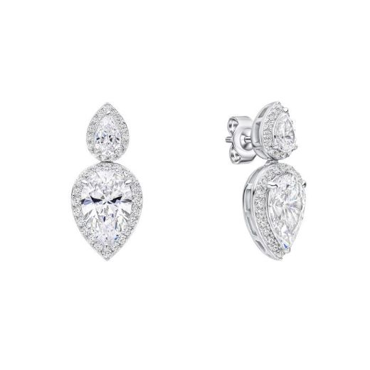 Picture of Double Teardrop Statement Earrings