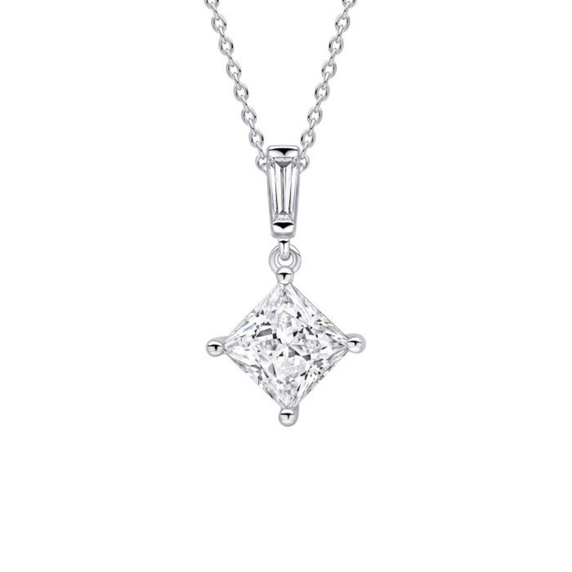 Picture of Princess Cut Drop Pendant