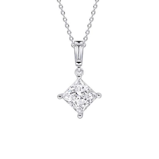 Picture of Princess Cut Drop Pendant