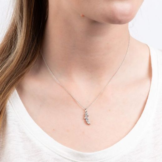 Picture of Cluster Zirconia Drop Pendant
