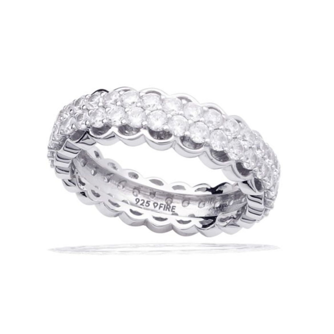 Picture of Double Row Eternity Ring
