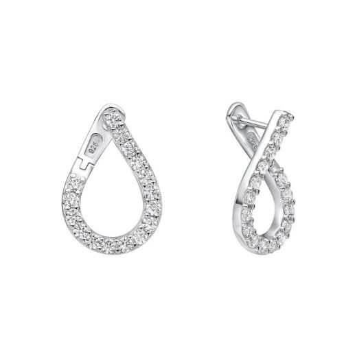 Picture of Front Twist Hoop Earrings 