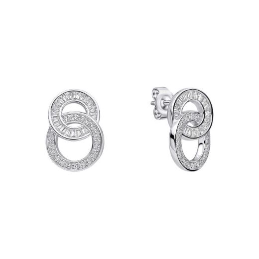Picture of Linked Circles Stud Earrings