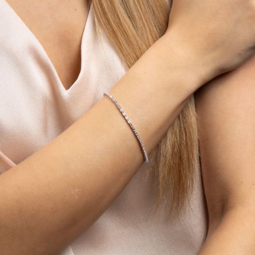 Picture of Fine Baguette Tennis Bracelet