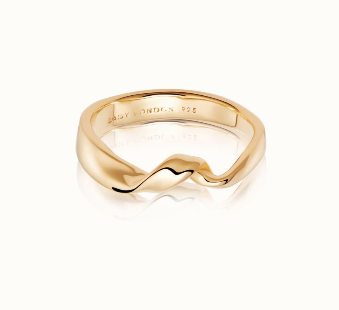 Picture of Estee Lalonde 18ct Gold Plated Flow Ring