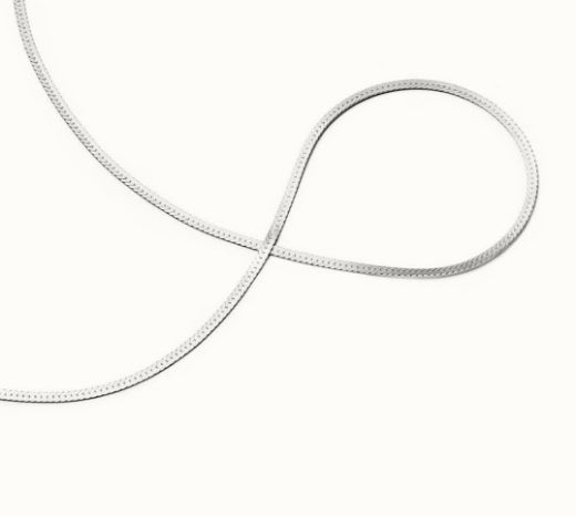 Picture of Fine Snake Chain Silver Necklace 