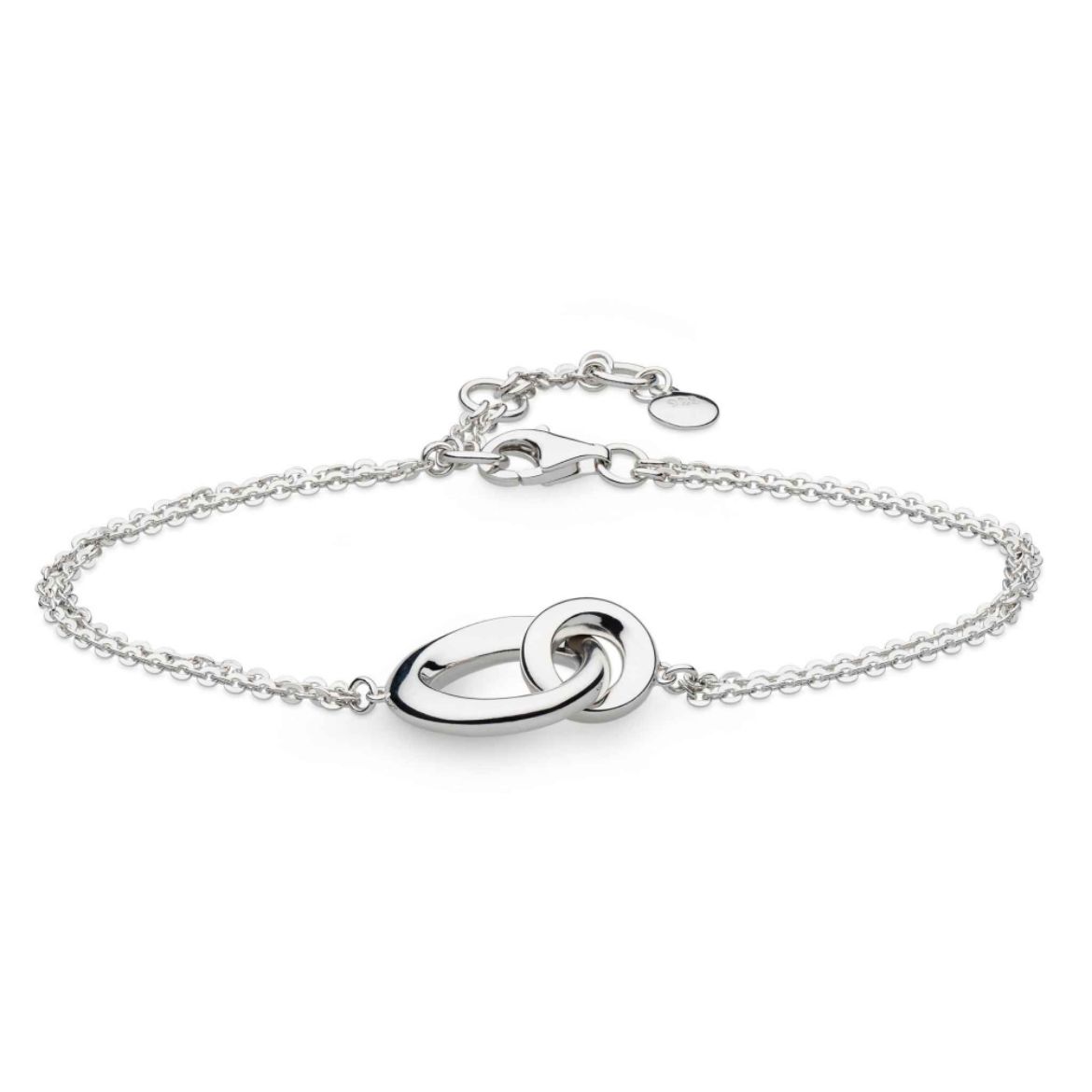 Picture of Bevel Cirque Link Double Chain Bracelet