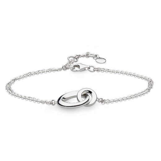 Picture of Bevel Cirque Link Double Chain Bracelet