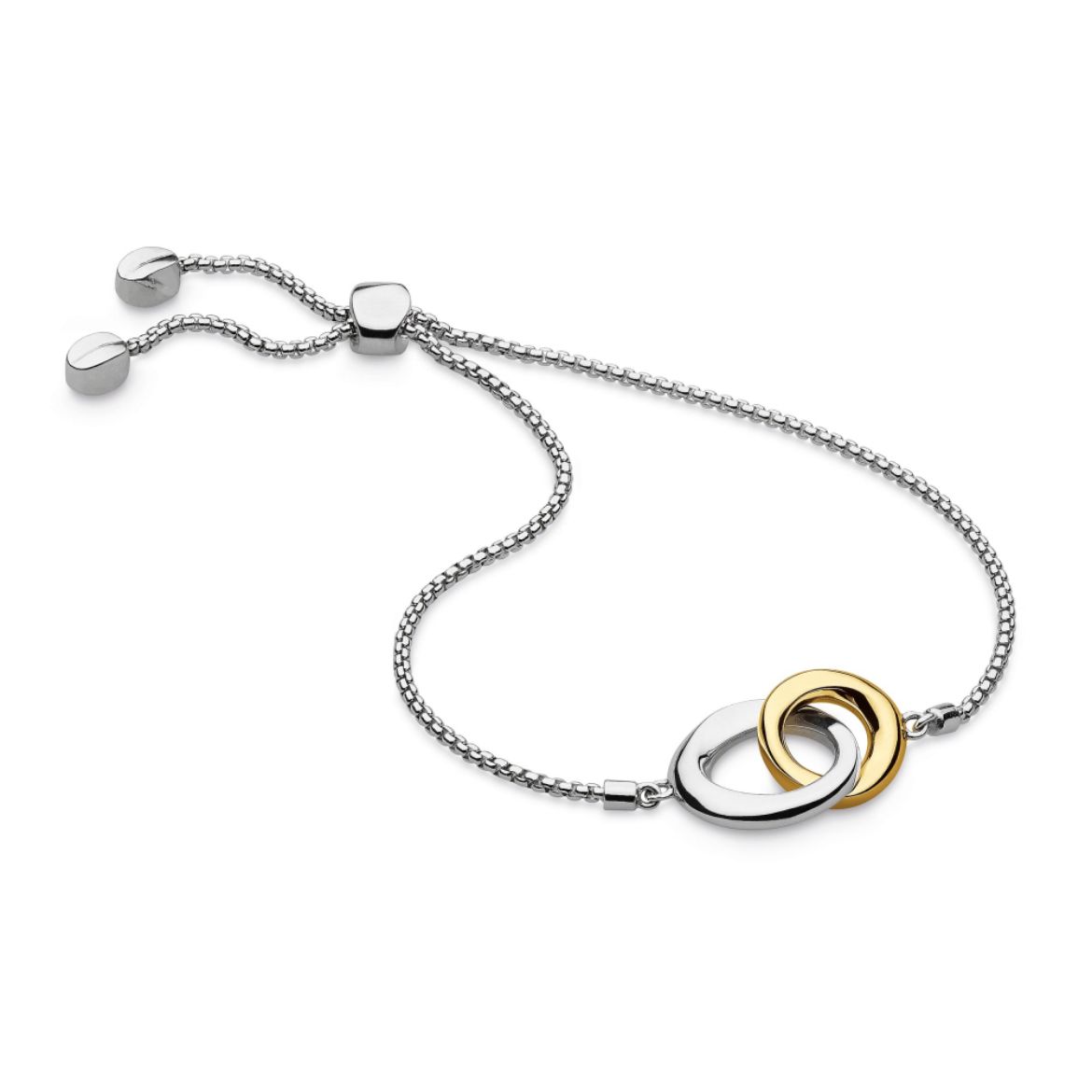 Picture of Bevel Cirque Link Golden Toggle Bracelet