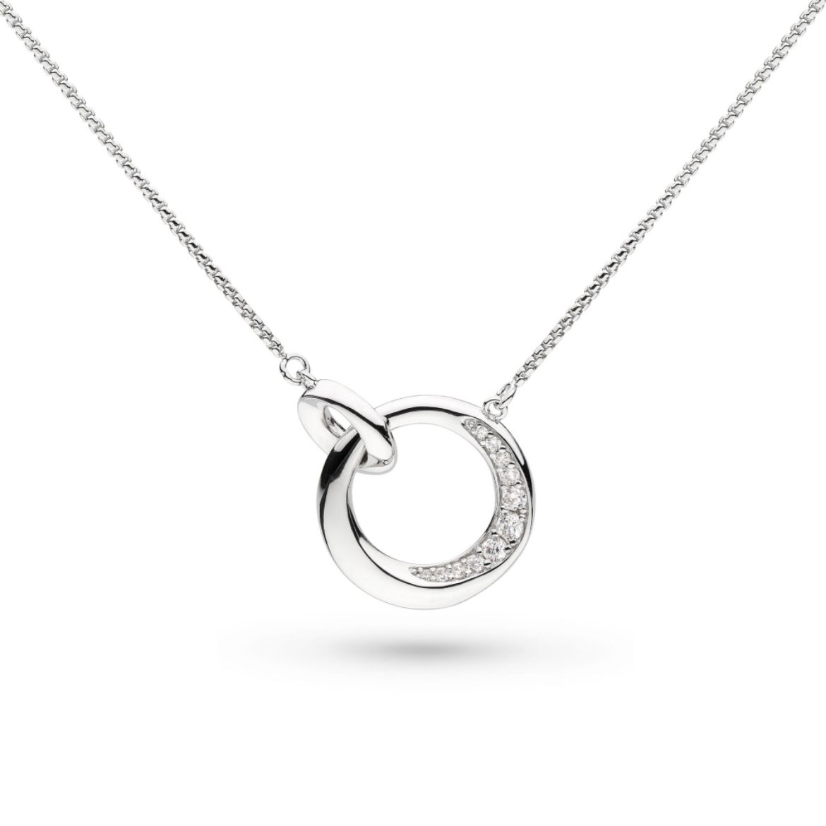 Picture of Bevel Cirque Link Pavé Necklace