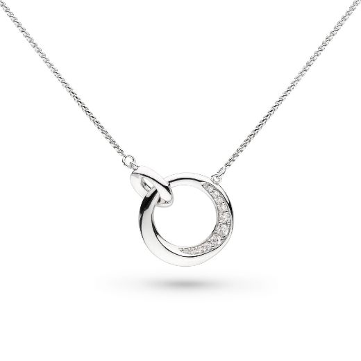 Picture of Bevel Cirque Link Pavé Necklace