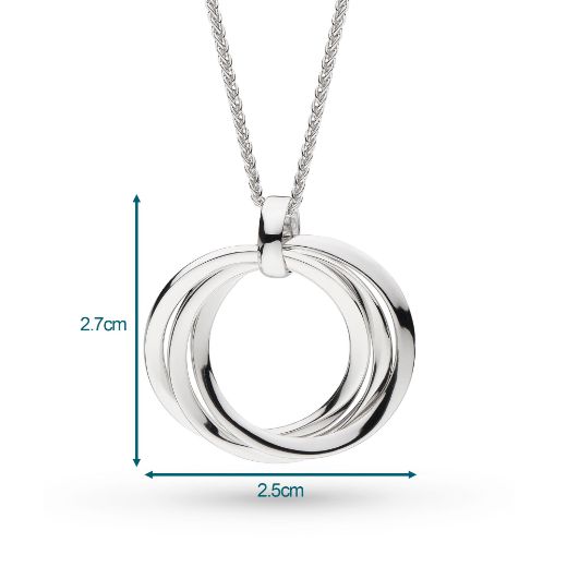 Picture of Bevel Trilogy Grande Link Slider Necklace