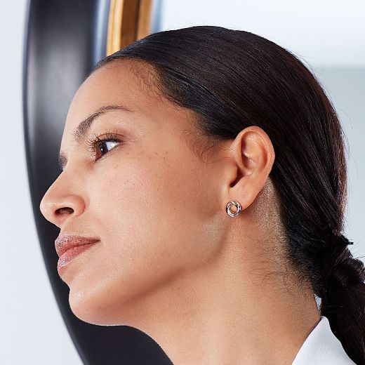 Picture of Bevel Trilogy Stud Earrings