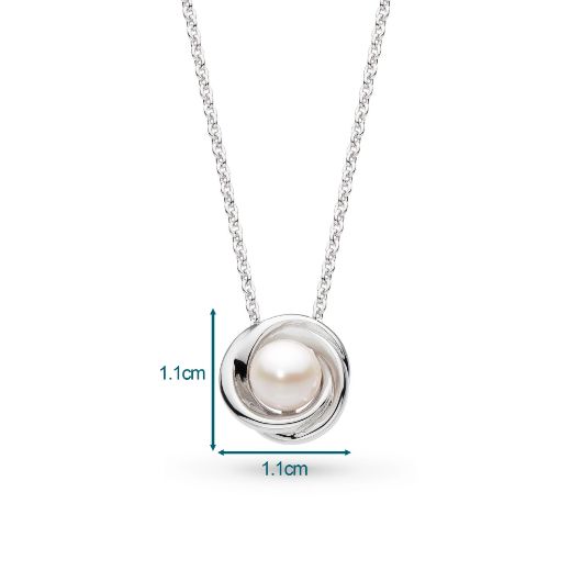 Picture of Bevel Trilogy Pearl Necklace