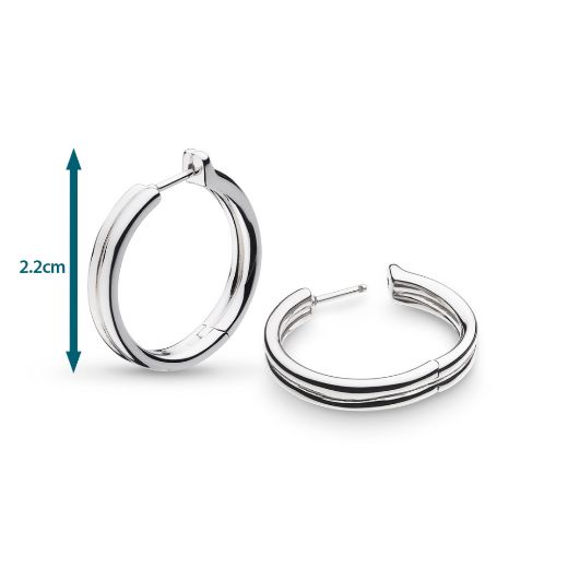 Picture of Bevel Unity Maxi Hoop Earrings