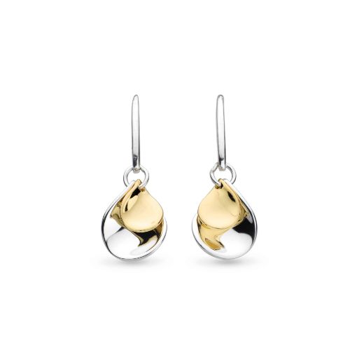 Picture of Blossom Enchanted Petal Golden Drop Earrings