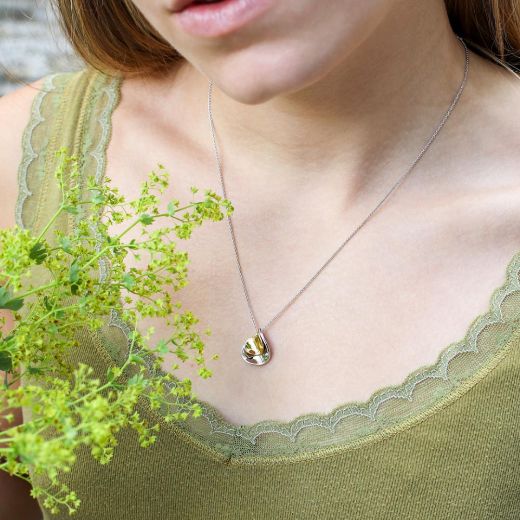 Picture of Blossom Enchanted Petal Golden Necklace