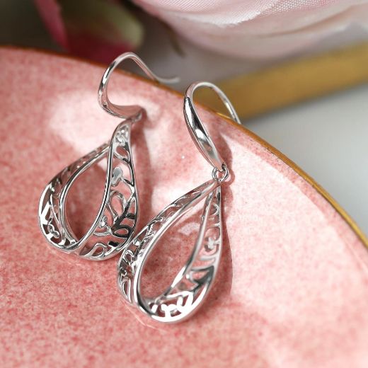 Picture of Blossom Flourish Loupe Drop Earrings