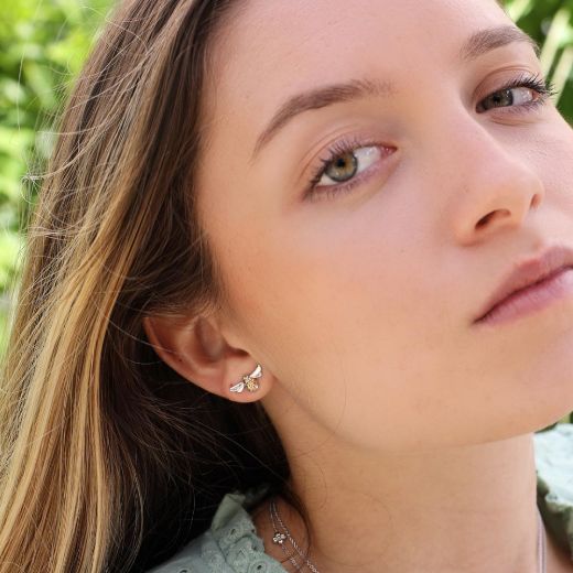 Picture of Blossom Flyte Honey Bee Stud Earrings