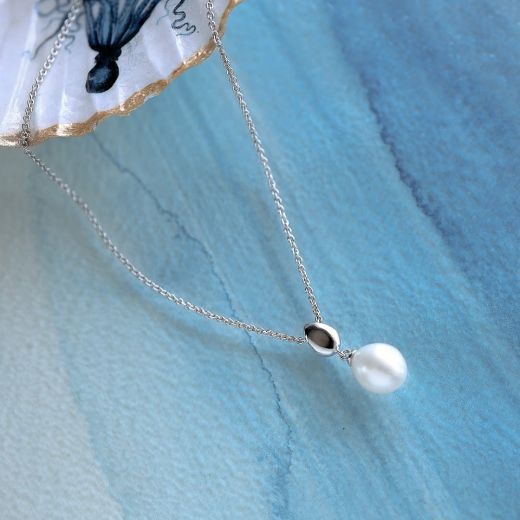Picture of Pebble Pearl Necklace
