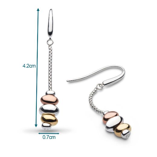 Picture of Coast Tumble Golden Drop Earrings