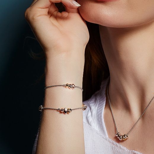 Picture of Coast Tumble Golden Toggle Bracelet