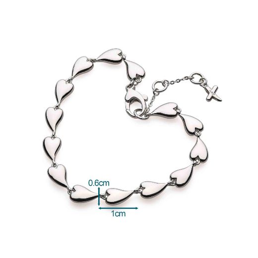 Picture of Desire Kiss Linking Hearts Bracelet