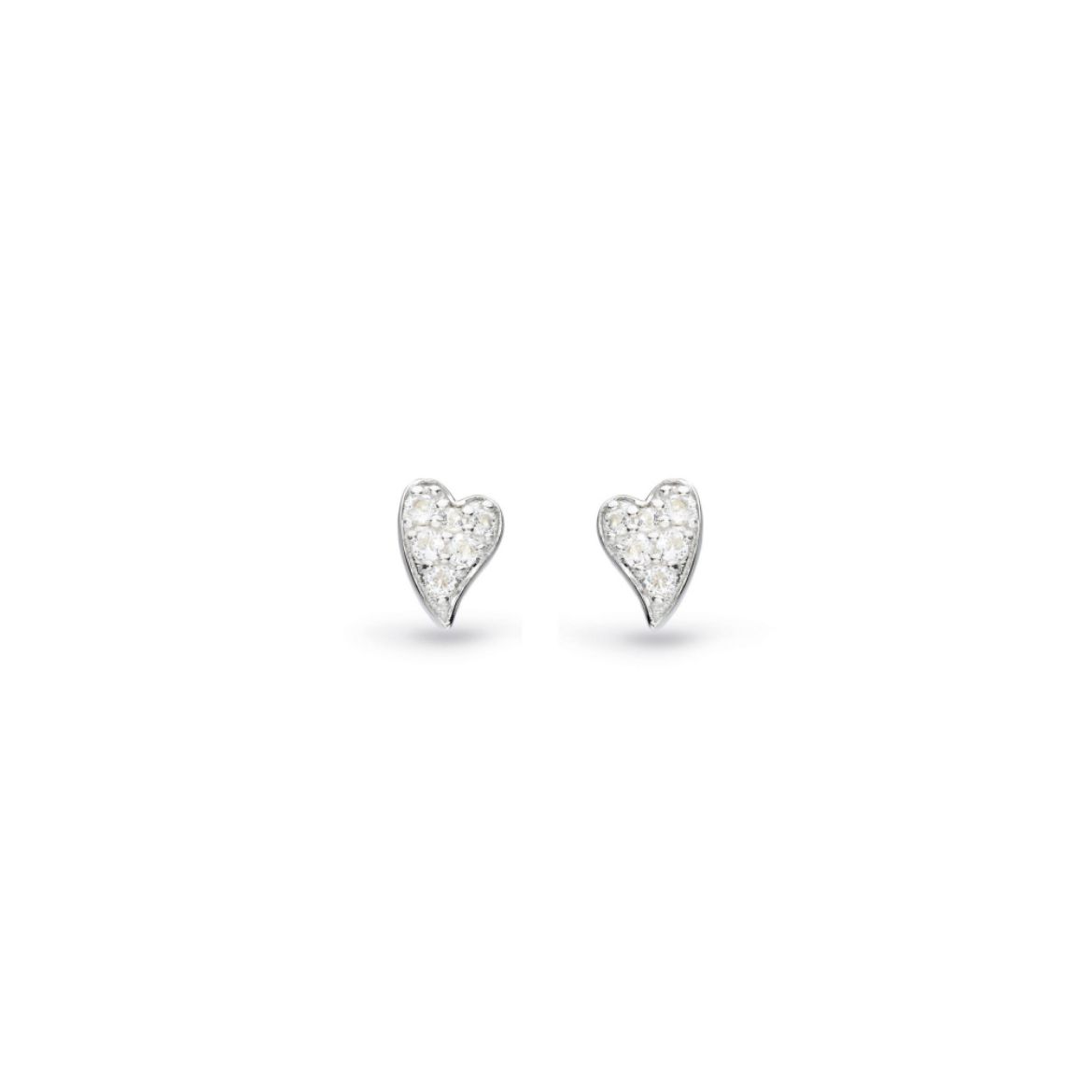 Picture of Desire Cherish Precious Pavé Heart Stud Earrings