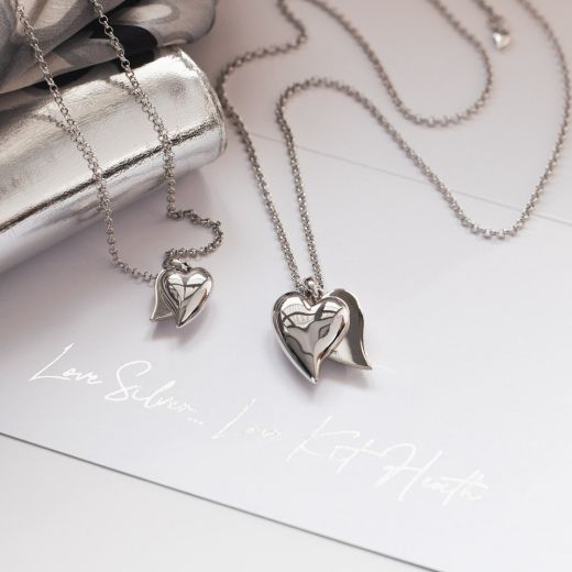 Picture of Desire Love Duet Heart Necklace