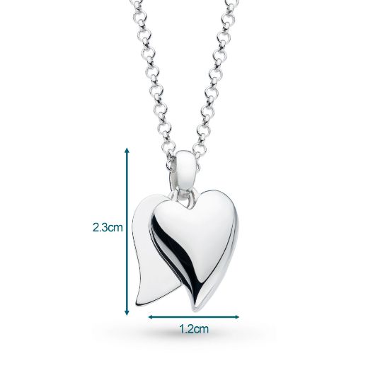 Picture of Desire Love Duet Heart Necklace