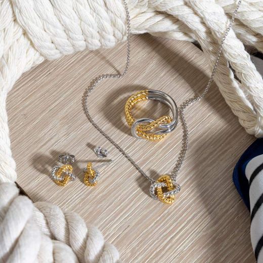 Picture of Marina Rope Knot Golden Ring