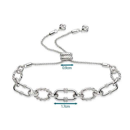 Picture of Marina Rope Link Duo Graduated Toggle Bracelet